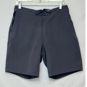 Ten Thousand Men’s Medium Gray Black Training Shorts Athletic Gym Workout Active